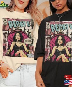 Becky G Comic Shirt 90S Vintage Merch Book Art Sin Pijama Album World Tour Tickey 2023 Graphic Tee Gift V2 Classic Unisex