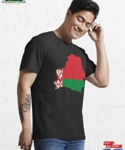 Belarus Flag Map Essential T-Shirt Unisex Hoodie 2 Belarus Flag Map Essential T Shirt Unisex Hoodie 3