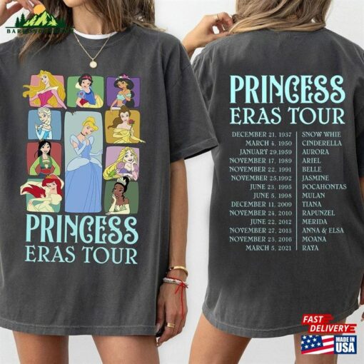 Belle Princess Eras Tour Kid Shirt Disney Tee Unisex Classic