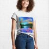 Bend Oregon In An Oil Painting Style Design Classic T-Shirt