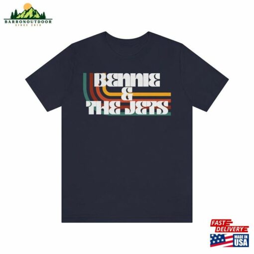 Bennie And The Jets Striped Retro Style Clothing T-Shirt Trendy Graphic Tee Vintage Aesthetic Sweatshirt