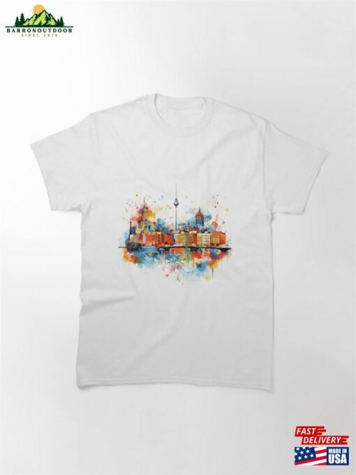 Berlin’s Watercolor Whimsy Classic T-Shirt Unisex
