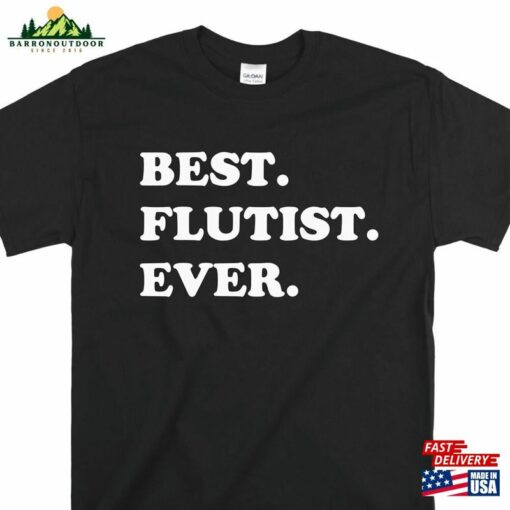 Best Flutist Ever Flute Player Gift Shirt Classic Hoodie