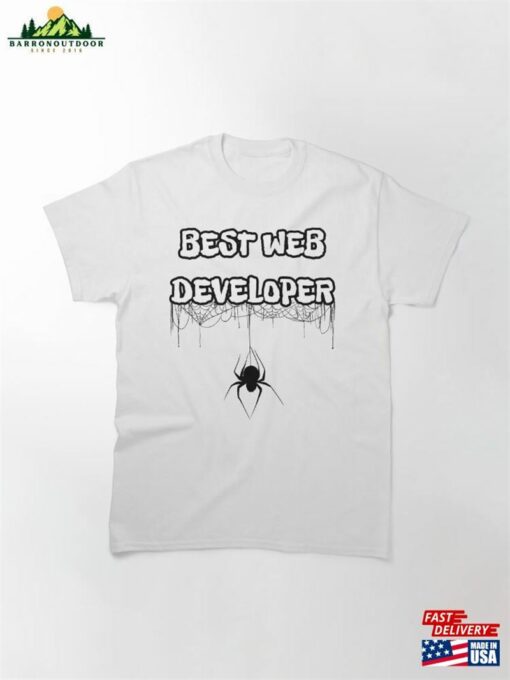 Best Web Developer Spider Classic T-Shirt