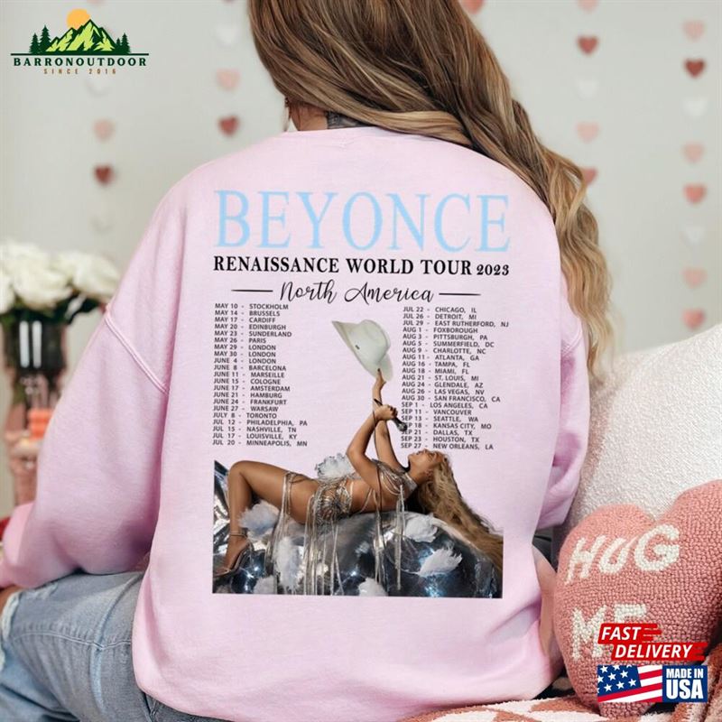 Beyonce Renaissance 2023 World Tour T-Shirt Vintage Shirt Unisex Sweatshirt Beyonce Renaissance 2023 World Tour T-Shirt Vintage Shirt Unisex Sweatshirt