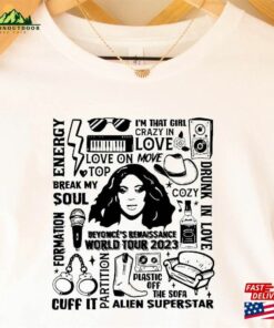 Beyonce Renaissance Tour 2023 T-Shirt Two Sides Shirt Merch Hoodie Classic