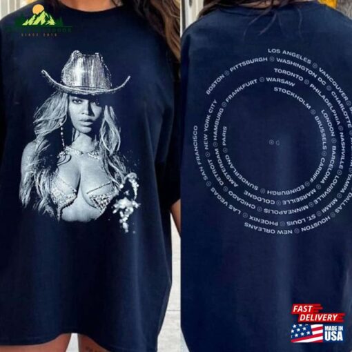 Beyonce Renaissance Tour 2023 T-Shirt Two Sides Shirt Merch Unisex Classic