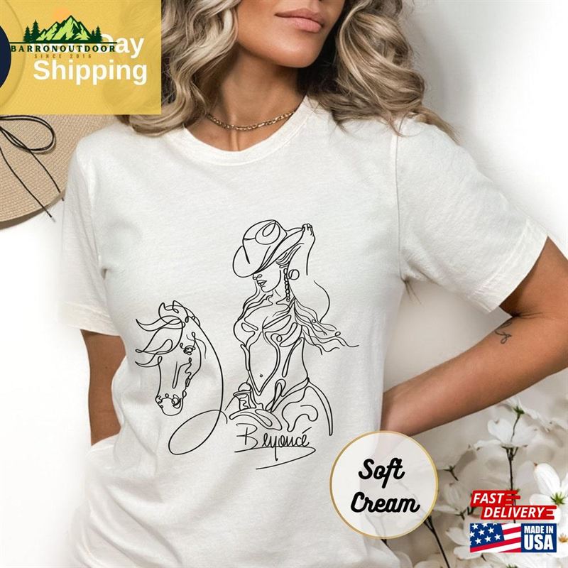 Beyonce Renaissance Tour 2023 T-Shirt World Shirt Line Art With Signature Classic Hoodie Beyonce Renaissance Tour 2023 T-Shirt World Shirt Line Art With Signature Classic Hoodie