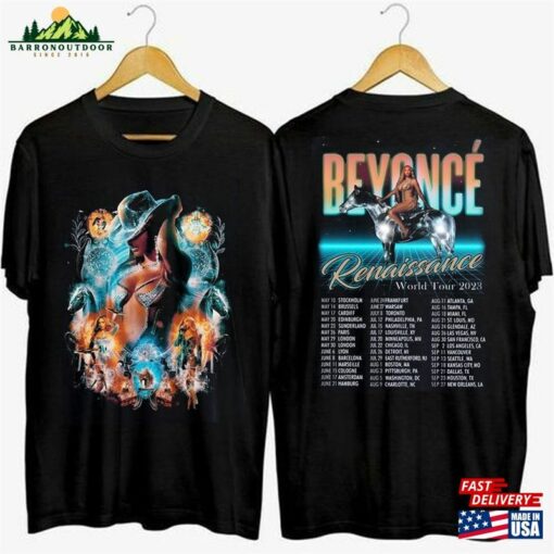 Beyonce Renaissance World Tour 2023 2Sides Shirt Vintage Music Merch Hoodie Classic