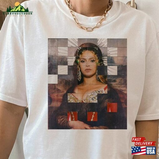 Beyonce Renaissance World Tour 2023 Mona Lisa Shirt For Queen Bee Fan Outfit Queenb Merch Hoodie T-Shirt