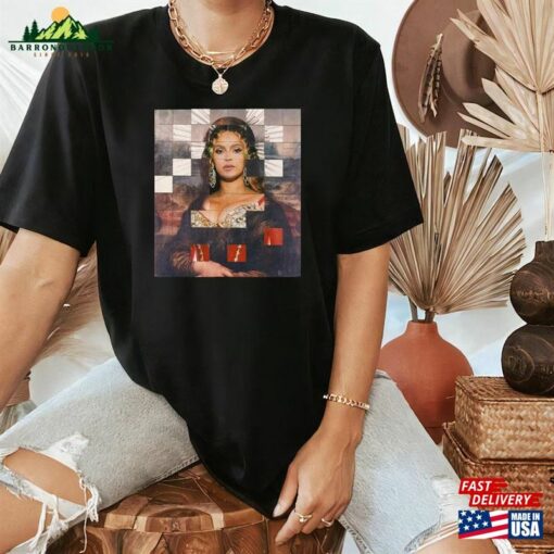 Beyonce Renaissance World Tour 2023 Mona Lisa Shirt For Queen Bee Fan Outfit Queenb Merch Hoodie T-Shirt