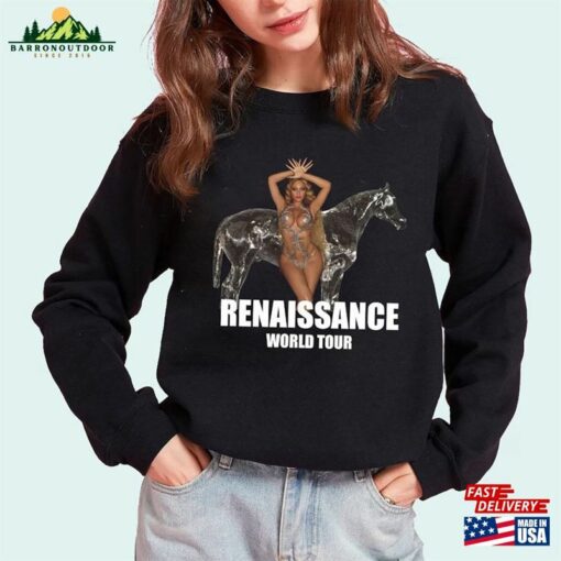 Beyonce Renaissance World Tour 2023 New Album Concert Music T-Shirt Hip Hop Graphic Tee Sweatshirt Hoodie