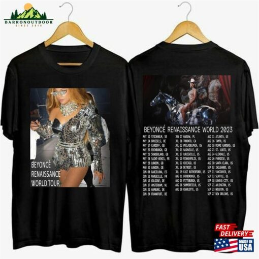 Beyonce Renaissance World Tour 2023 Shirt 2Sides Vintage Music Merch T-Shirt Sweatshirt