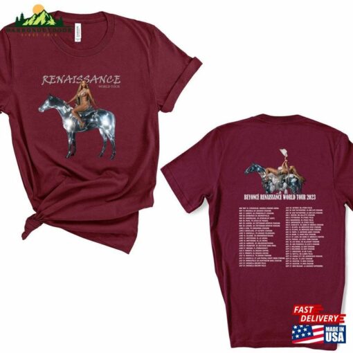 Beyonce Renaissance World Tour 2023 Shirt Vintage Music T-Shirt Merch Unisex Classic