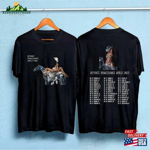 Beyonce Renaissance World Tour 2023 Two Sides Shirt Vintage Music T-Shirt Merch Classic