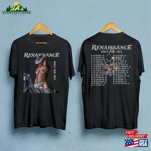 Beyonce Renaissance World Tour 2023 Two Sides Shirt Vintage Music T-Shirt Merch Unisex Sweatshirt