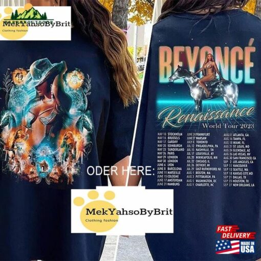 Beyonce Renaissance World Tour Shirt 2023 Vintage T-Shirt Unisex