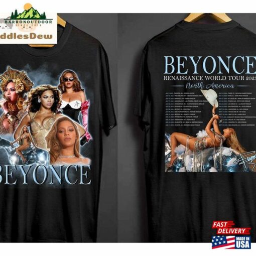 Beyonce Tour Trendy Shirt Renaissance World Unisex Hoodie Tee Tops Vintage T-Shirt Classic