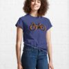 Bicycle And Cycling Three Bike Silhouettes Composed Of The German Flag For Those Who Love Sports Travel On Two Wheels Classic T-Shirt Unisex
