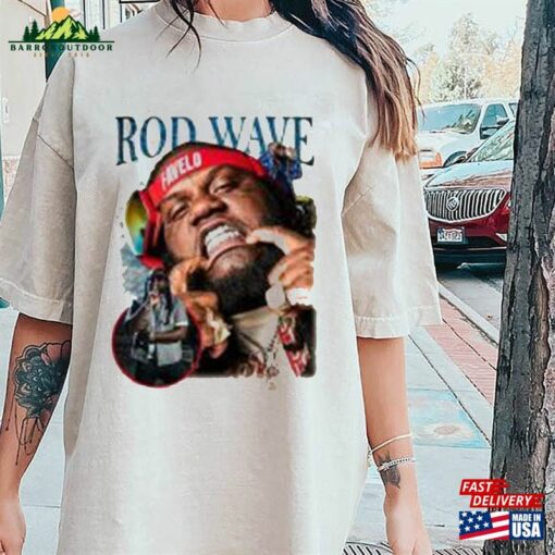 Big Face Rod Wave T-Shirt Hoodie Sweatshirt Nostalgia Tour Shirt Trendy Classic