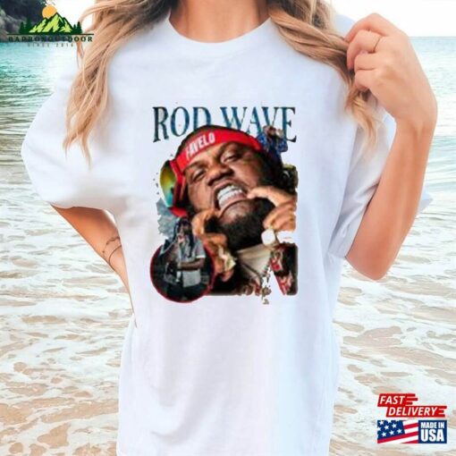 Big Face Rod Wave T-Shirt Hoodie Sweatshirt Nostalgia Tour Shirt Trendy Classic