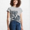 Big Shamash Energy Retro Cartoon Hanukkah Menorah Classic T-Shirt