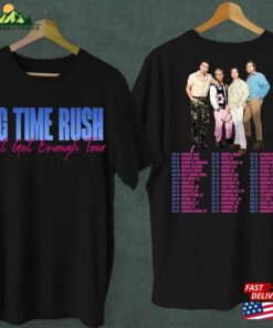 Big Time Rush Band Can’t Get Enough Tour 2023 Shirt Retro Tee T-Shirt Unisex
