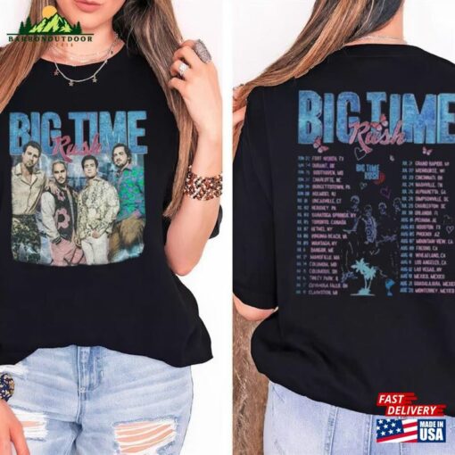 Big Time Rush Band Cant Get Enough Tour Double Sided Shirt 2023 Music Shirts T-Shirt Sweatshirt