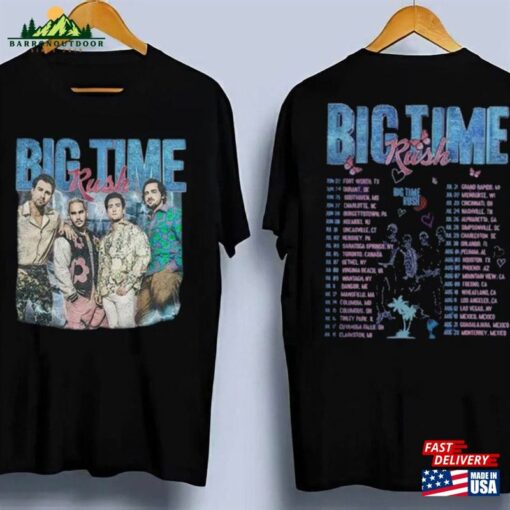 Big Time Rush Band Cant Get Enough Tour Double Sided Shirt 2023 Music Shirts T-Shirt Sweatshirt