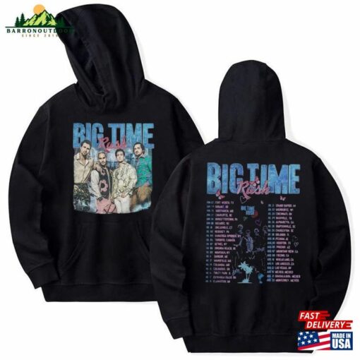 Big Time Rush Band Cant Get Enough Tour Double Sided Shirt 2023 Music Shirts T-Shirt Sweatshirt