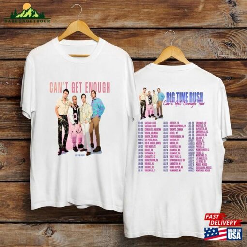 Big Time Rush Band Cant Get Enough Tour Shirt 2023 Merch Classic T-Shirt