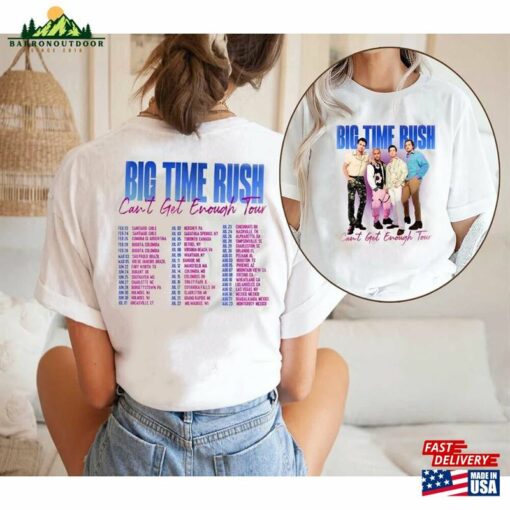 Big Time Rush Band Cant Get Enough Tour Shirt 2023 Merch Unisex Hoodie