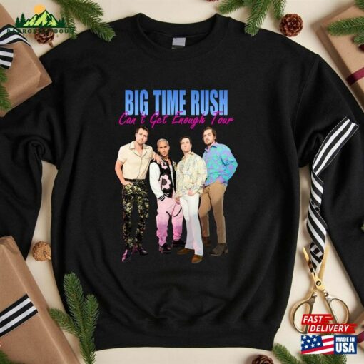 Big Time Rush Band Shirt Bigs Rushs Can’t Get Enough Tour 2023 T-Shirt Vintage Hoodie