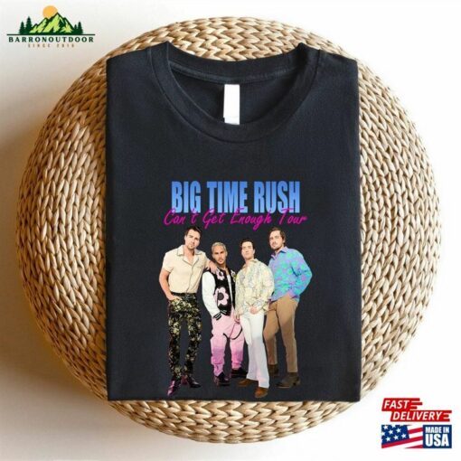 Big Time Rush Band Shirt Bigs Rushs Can’t Get Enough Tour 2023 T-Shirt Vintage Hoodie