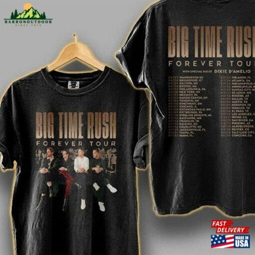 Big Time Rush Band T-Shirt Btr Forever Tour Sweatshirt Merch Unisex