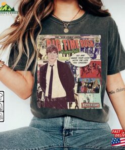Big Time Rush Comic Shirt 90S Vintage Merch Book Art Boyfriend Btr Album World Tour Concert Ticket 2023 Graphic Tee Gift V4 Unisex T Shirt 1