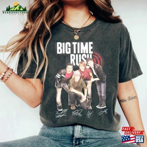 Big Time Rush Graphic Tour 2023 Shirt Band Music Shirtsweatshirt Hoodie Unisex T-Shirt