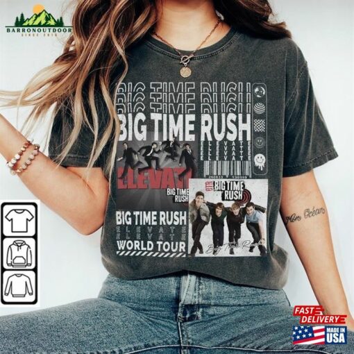 Big Time Rush Music Shirt Merch Vintage Can T-Shirt Sweatshirt