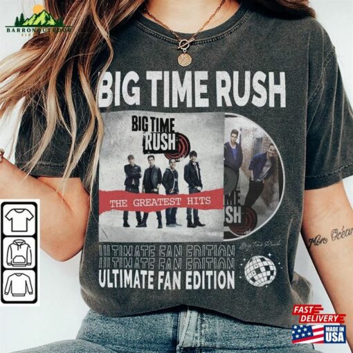 Big Time Rush Music Shirt V1 Merch Vintage Can Classic T-Shirt