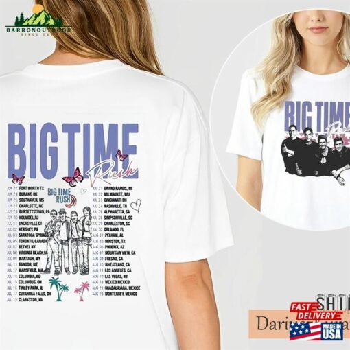 Big Time Rush Music Shirt Y2k Vintage Retro Bootleg Can Sweatshirt Hoodie Tour 2023 Unisex