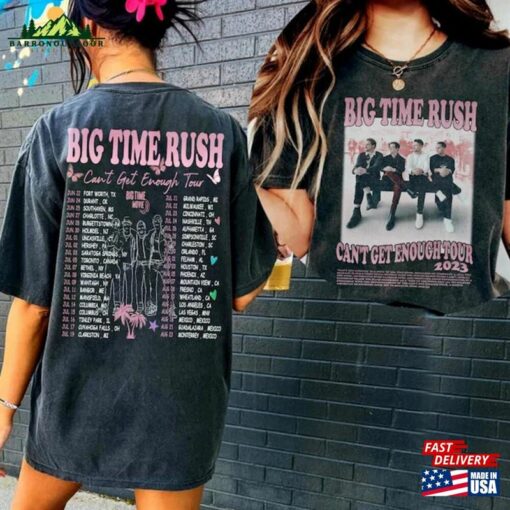 Big Time Rush Retro Gift Tour 2023 Tracklist Shirt Classic T-Shirt