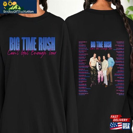 Big Time Rush Shirt Band Can T Get Enough Tour Pop Music 2023 Merch Concert T-Shirt Classic