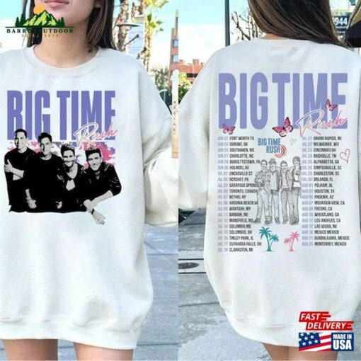 Big Time Rush Shirt Can’t Get Enough Tour 2023 Sweatshirt Unisex