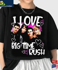 Big Time Rush Shirt I Love Band Can T Get Enough Tour Pop Music 2023 Unisex Classic