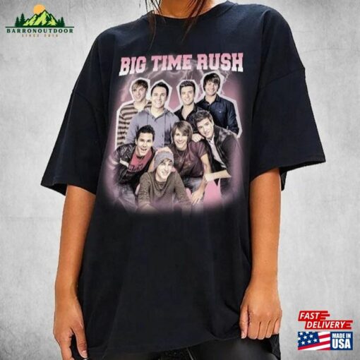 Big Time Rush Shirt Vintage T-Shirt Btr Tour Sweatshirt Unisex