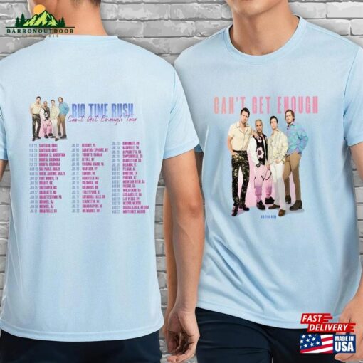 Big Time Rush T-Shirt Ant Get Enough Tour Shirt 2 Side Classic