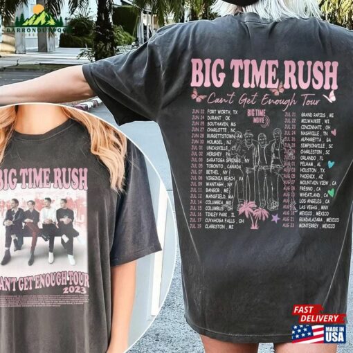 Big Time Rush Tour 2023 Tracklist Shirt Sweatshirt Classic