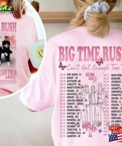 Big Time Rush Tour 2023 Tracklist Shirt T-Shirt Sweatshirt Big Time Rush Tour 2023 Tracklist Shirt T-Shirt Sweatshirt