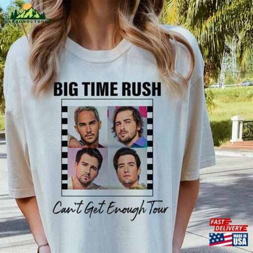 Big Time Rush Vintage T-Shirt Band Shirt Pop Music Fan Merch Classic