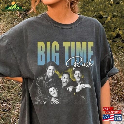 Big Time Rush Vintage T-Shirt Band Shirt Pop Music Unisex Hoodie